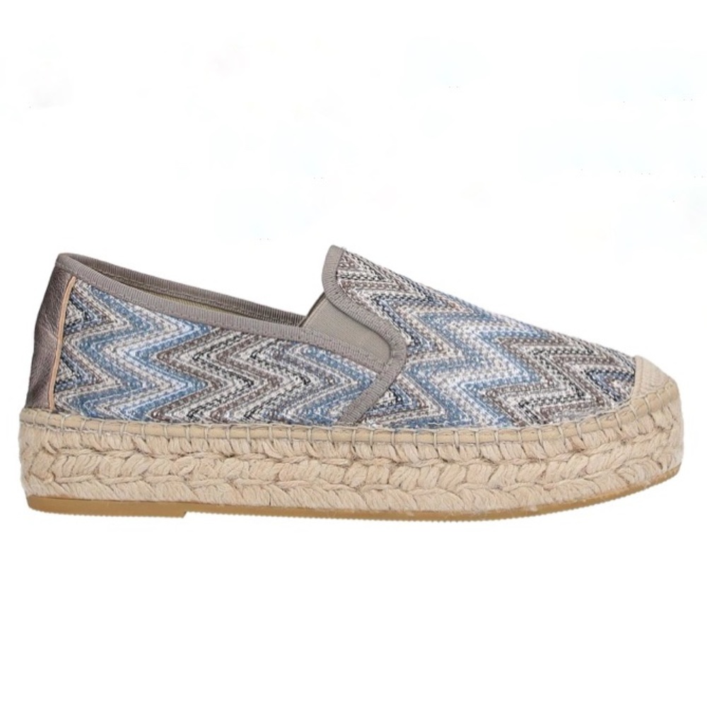 VIDORRETA SILVER SEQUIN ESPADRILLE